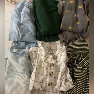 Lou Lou and Company Sleep & Play long sleeve long pant sets (6-12mo)